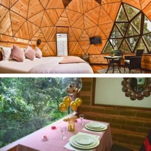 Disfruta una visita a la cascada y glamping deluxe