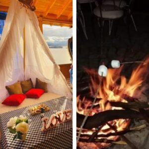 Glamping con hermosa vista a Laguna de Tota Hospedaje