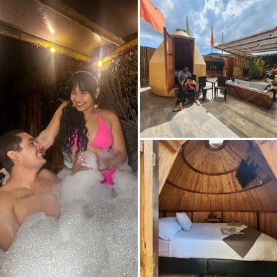 Villa Huevito con Jacuzzi y Piscina mesa santos