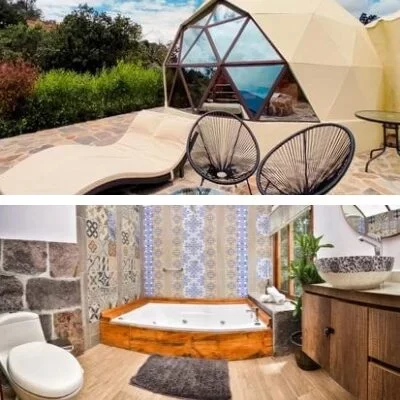 glamping de lujo en villa de leyva